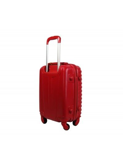 Mała walizka ABS ORMI czerwona kabinowa